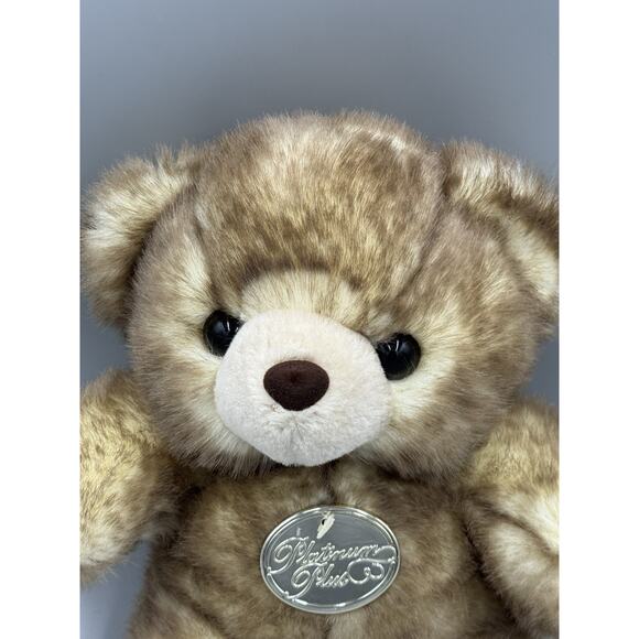 Main Joy Limited Platinum Plus Teddy Bear Plush 10” Stuffed Animal Vintage - Picture 4 of 9